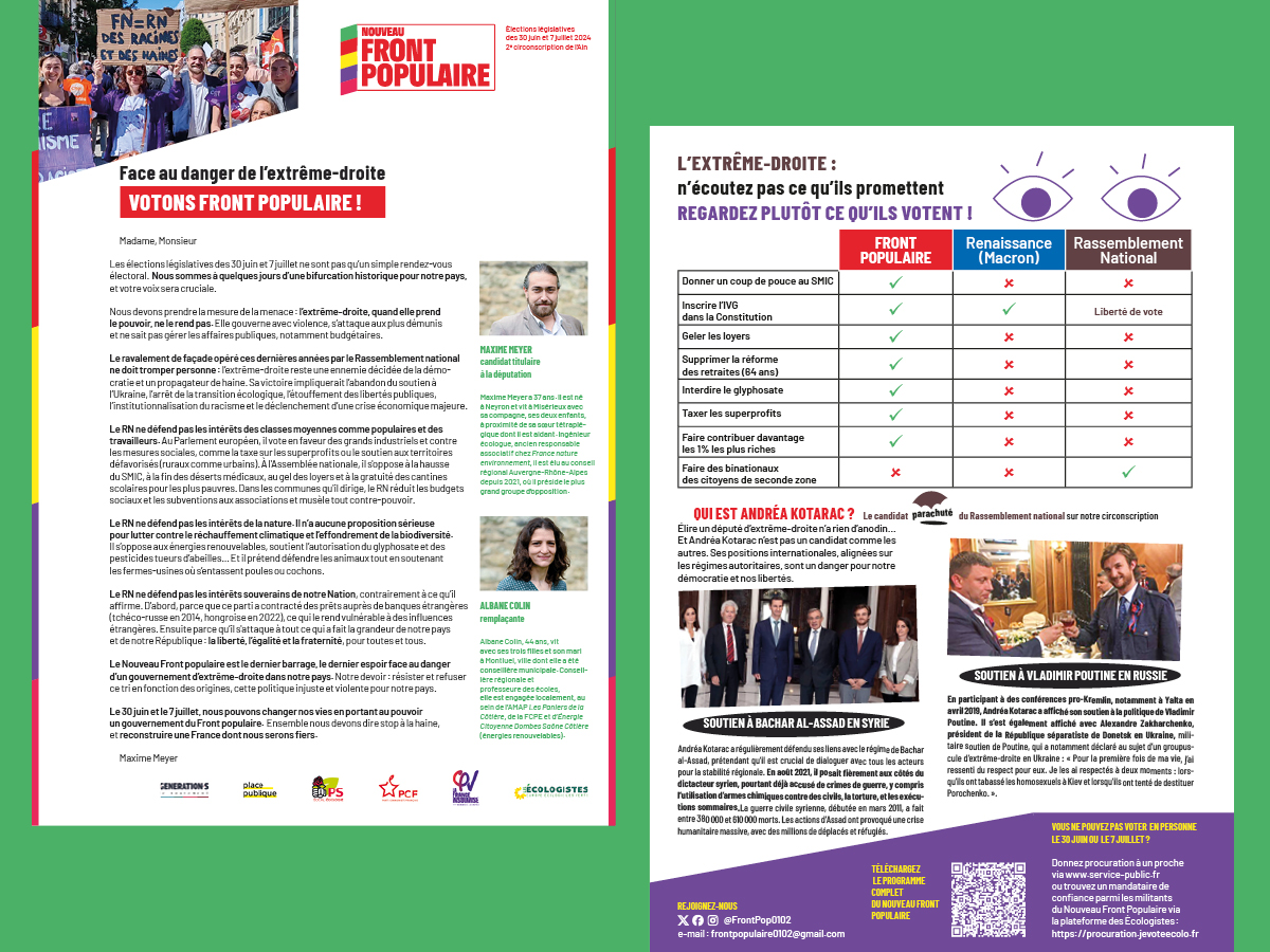 Nouveau Front Populaire 3/6